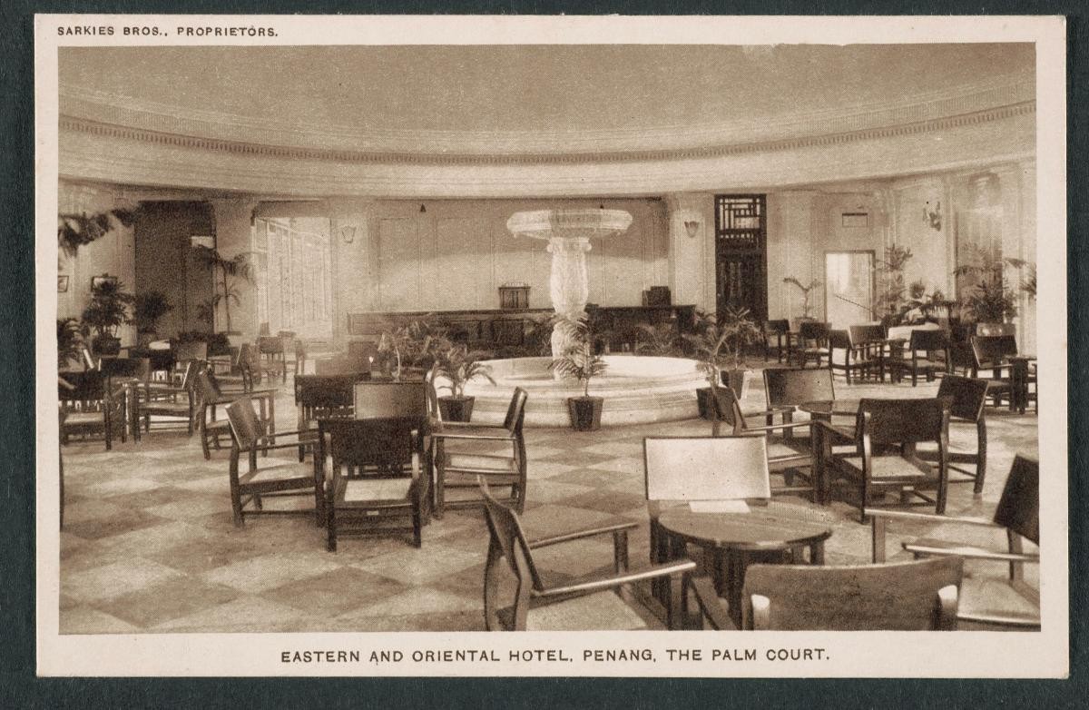The Palm Court at the Eastern and Oriental Hotel, Penang