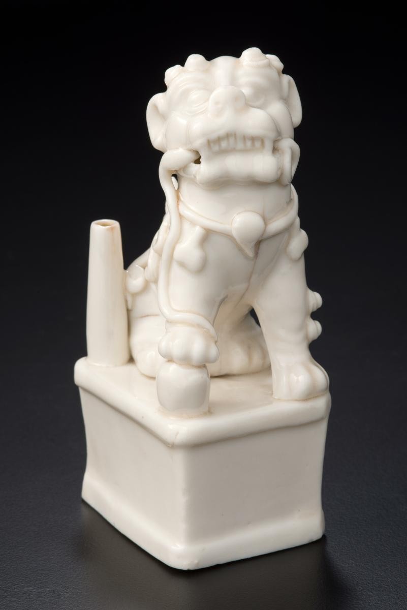 Buddhist lion incense-stick holder
