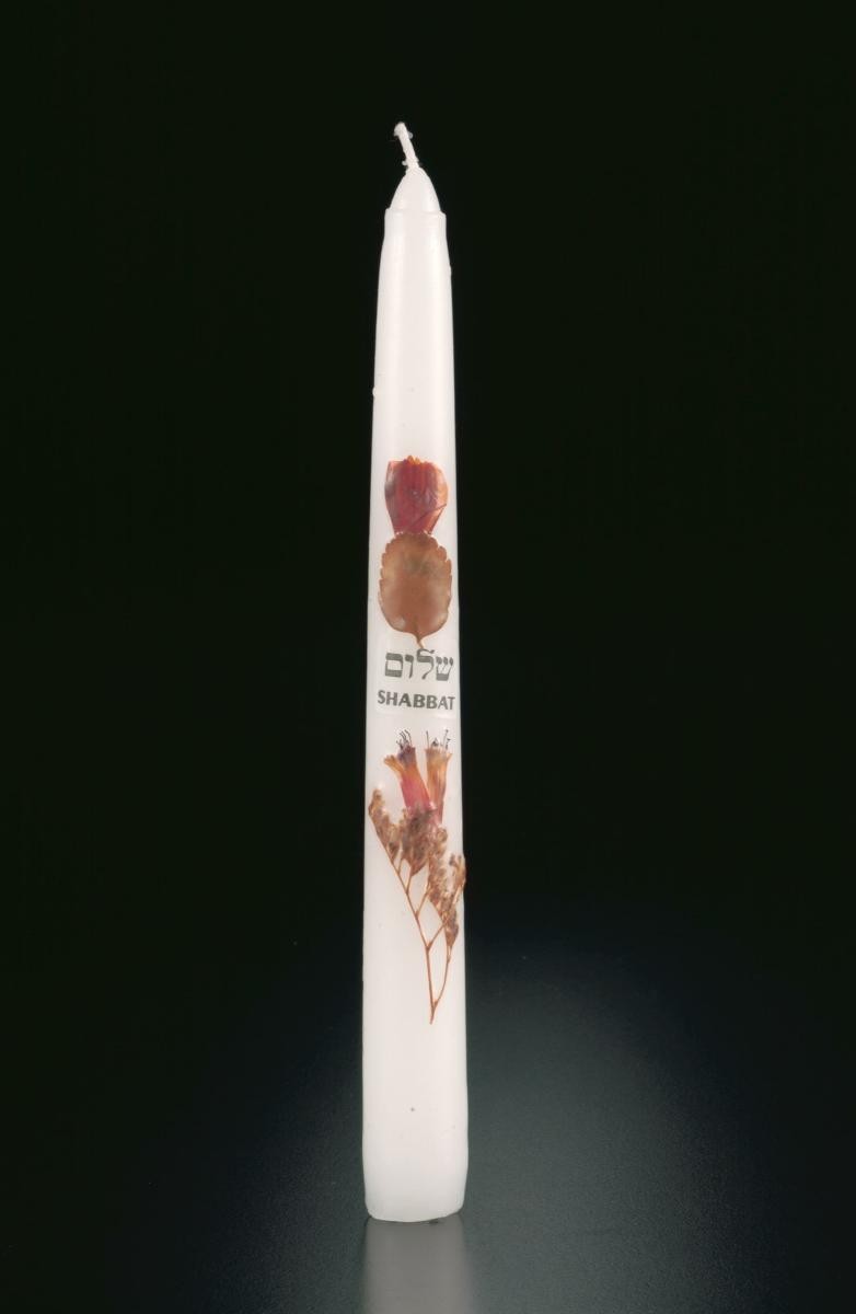 Shabbat candle used for the Jewish Sabbath