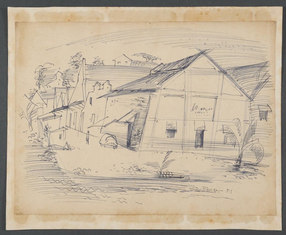 Untitled (Godowns at the Riverbank)