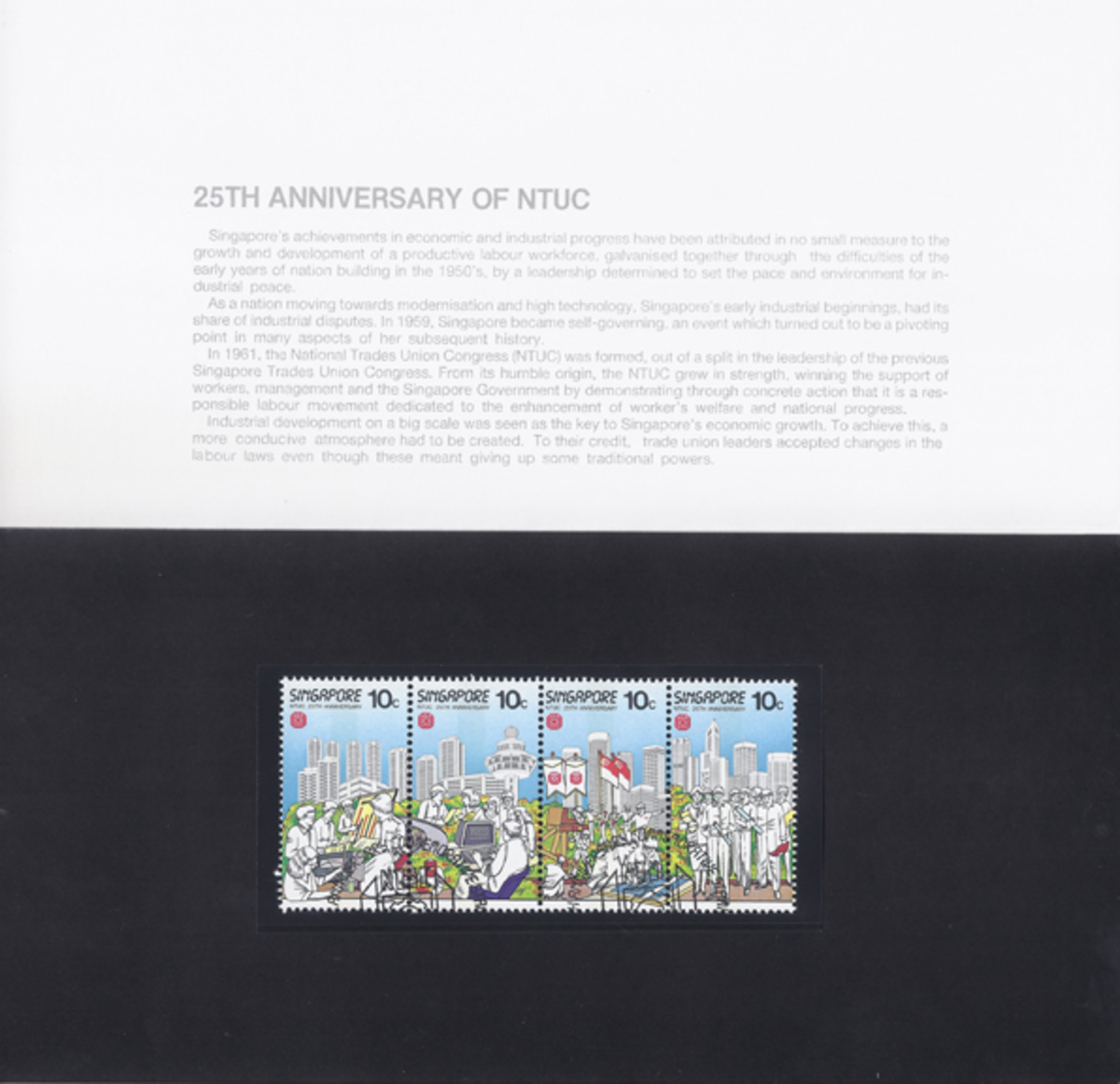 25th Anniversary of NTUC - "The NTUCs increasing role of Singapore's economic success"