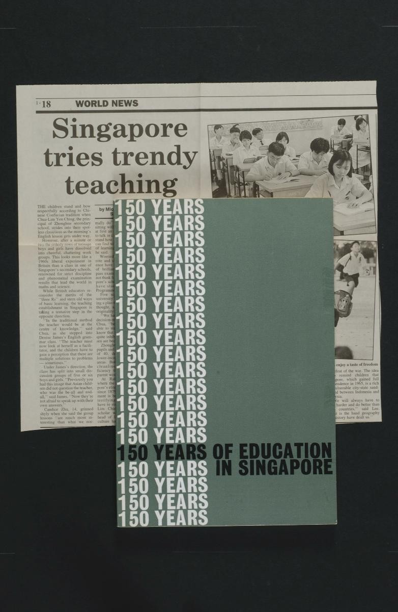 ‘150 Years of Education in Singapore’, published to mark the Jubilee of the founding of Singapore (6th February 1819 - 6th February 1969)