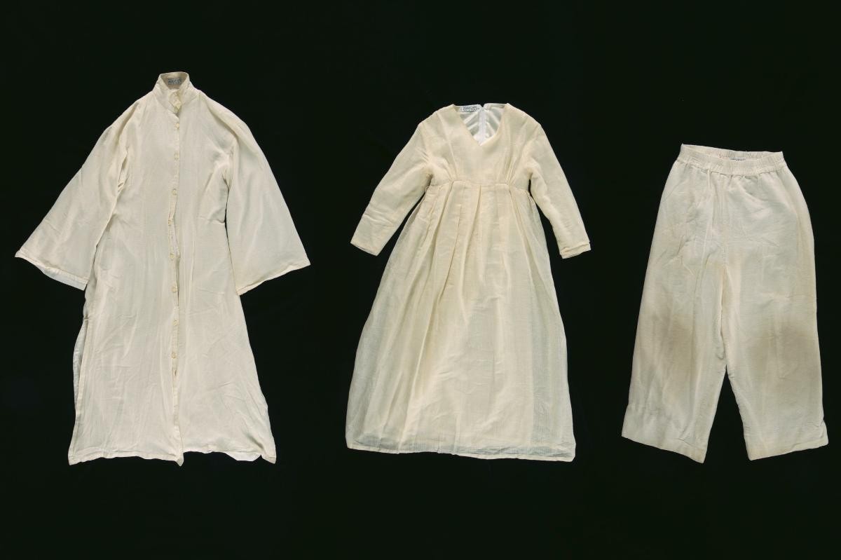 Costumes from the TheatreWorks’ productions, ‘Broken Birds’ and ‘Longing’