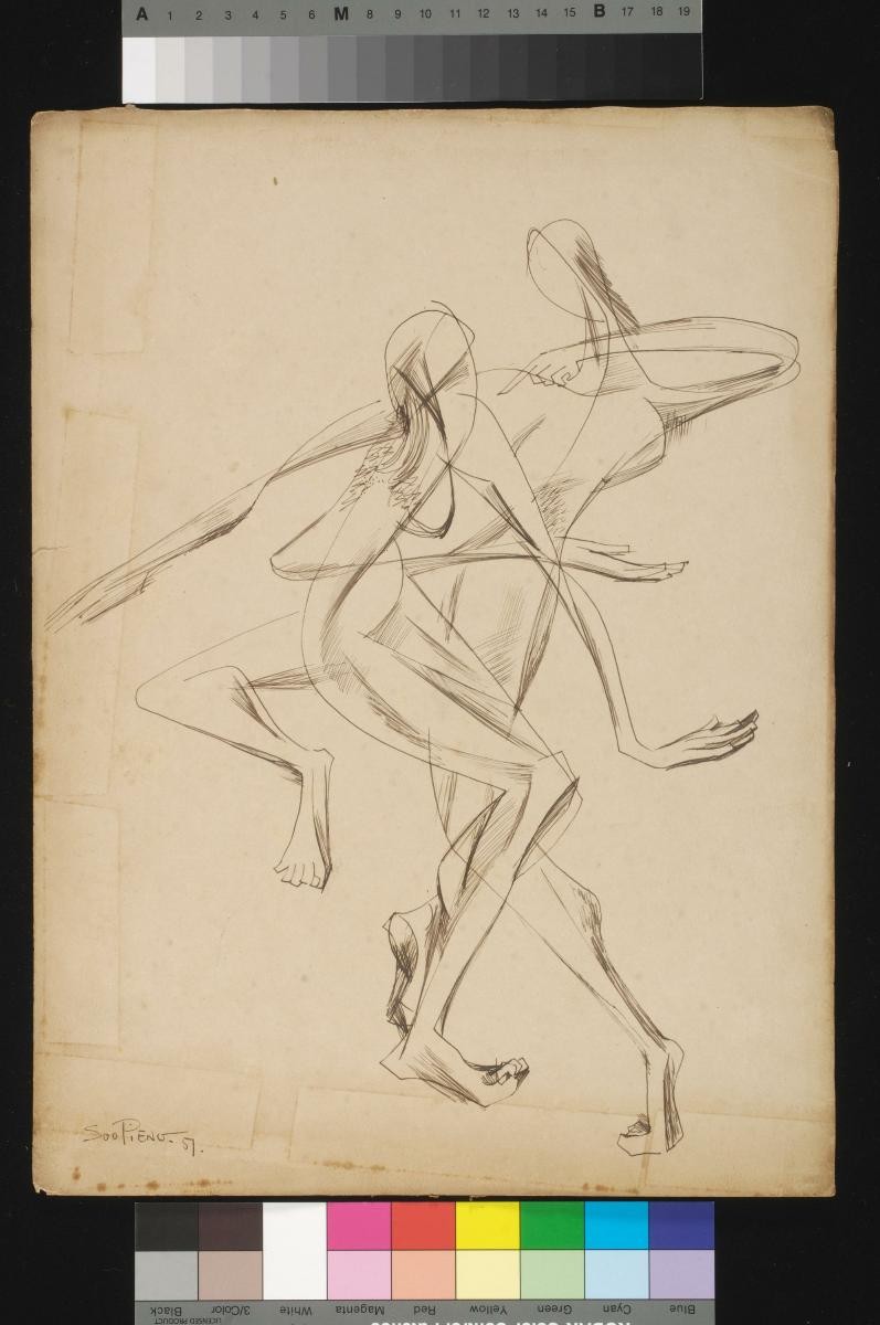 (Untitled) Two Figures Dancing
