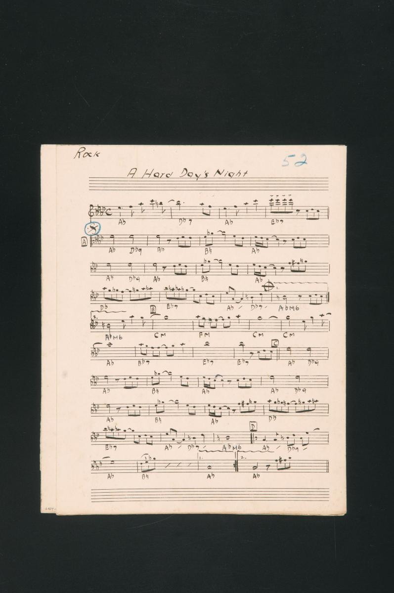‘A Hard Day's Night’ music score