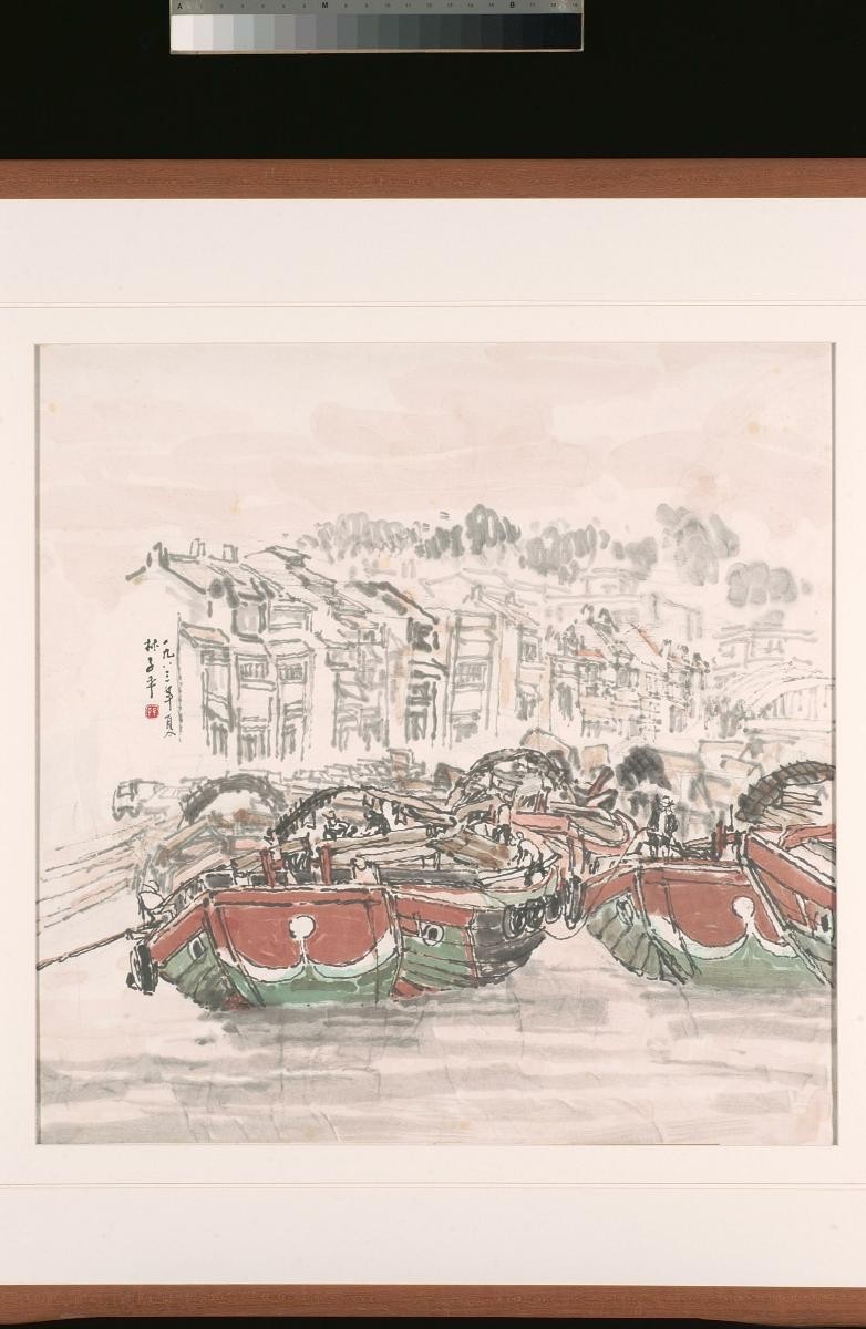 Untitled (Singapore River Boats)