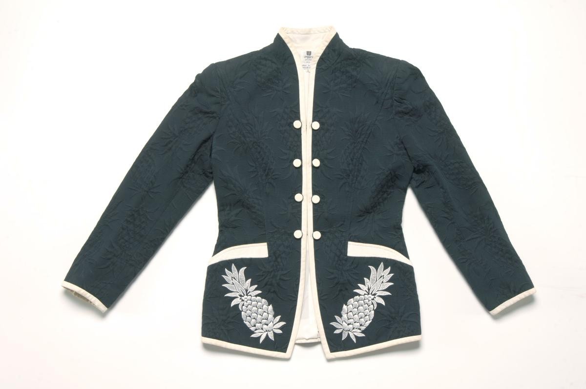 Emanuel Ungaro navy blue and white jacket