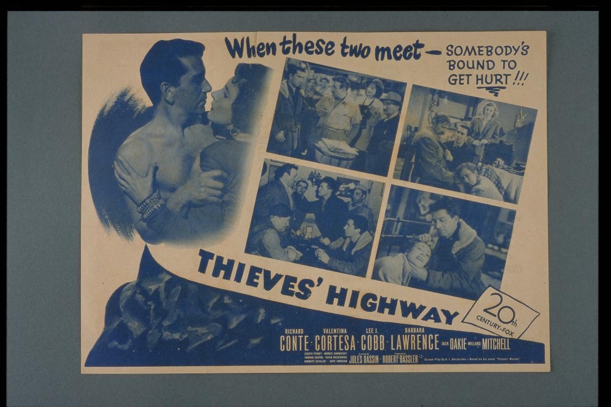 Movie poster - "Thieves' Highway"