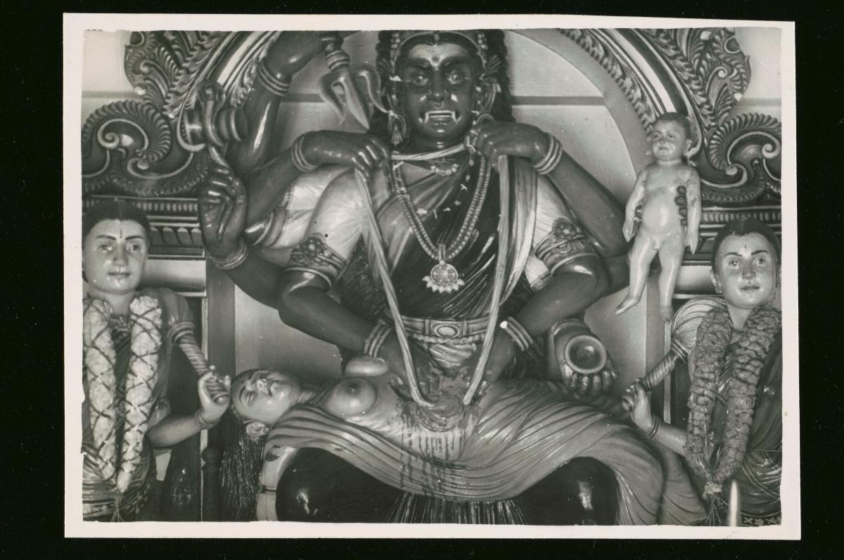 A statue of the Goddess Kali
