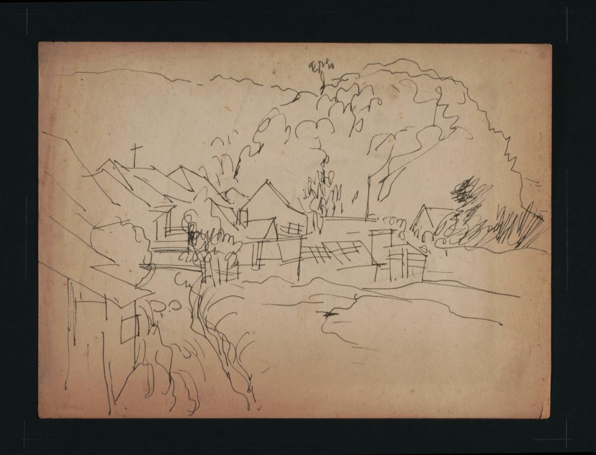 Untitled (Hills, Vegetation and Village)