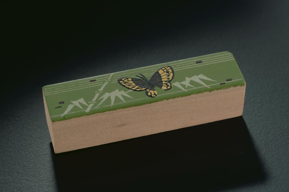 Wooden "Butterfly building block" for children