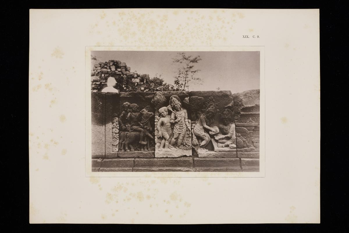 Sculptured relief depicting the ‘Ramayana’ from Dr Isaac Groneman’s ‘Candi Prambanan in Central Java’
