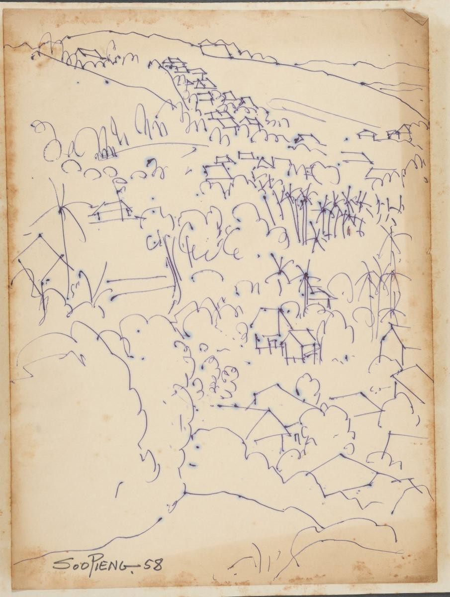 Untitled (Clusters of Villages in The Forest)