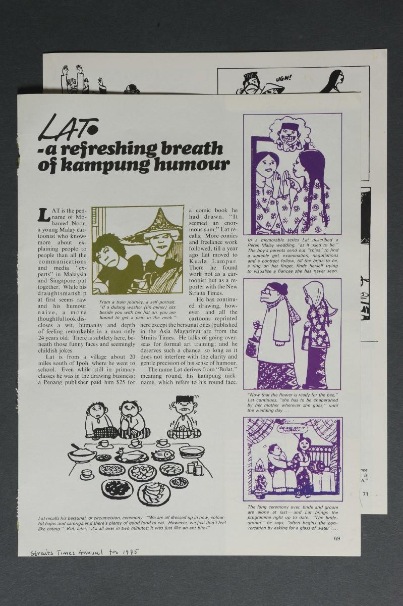 'Lat-A Refreshing Breath of Kampong Humour'