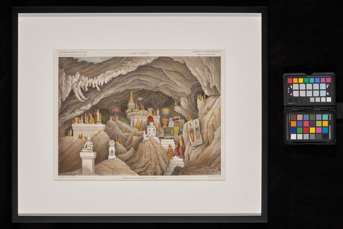 Siamese Laos: Interior of the Nam Hou Cave