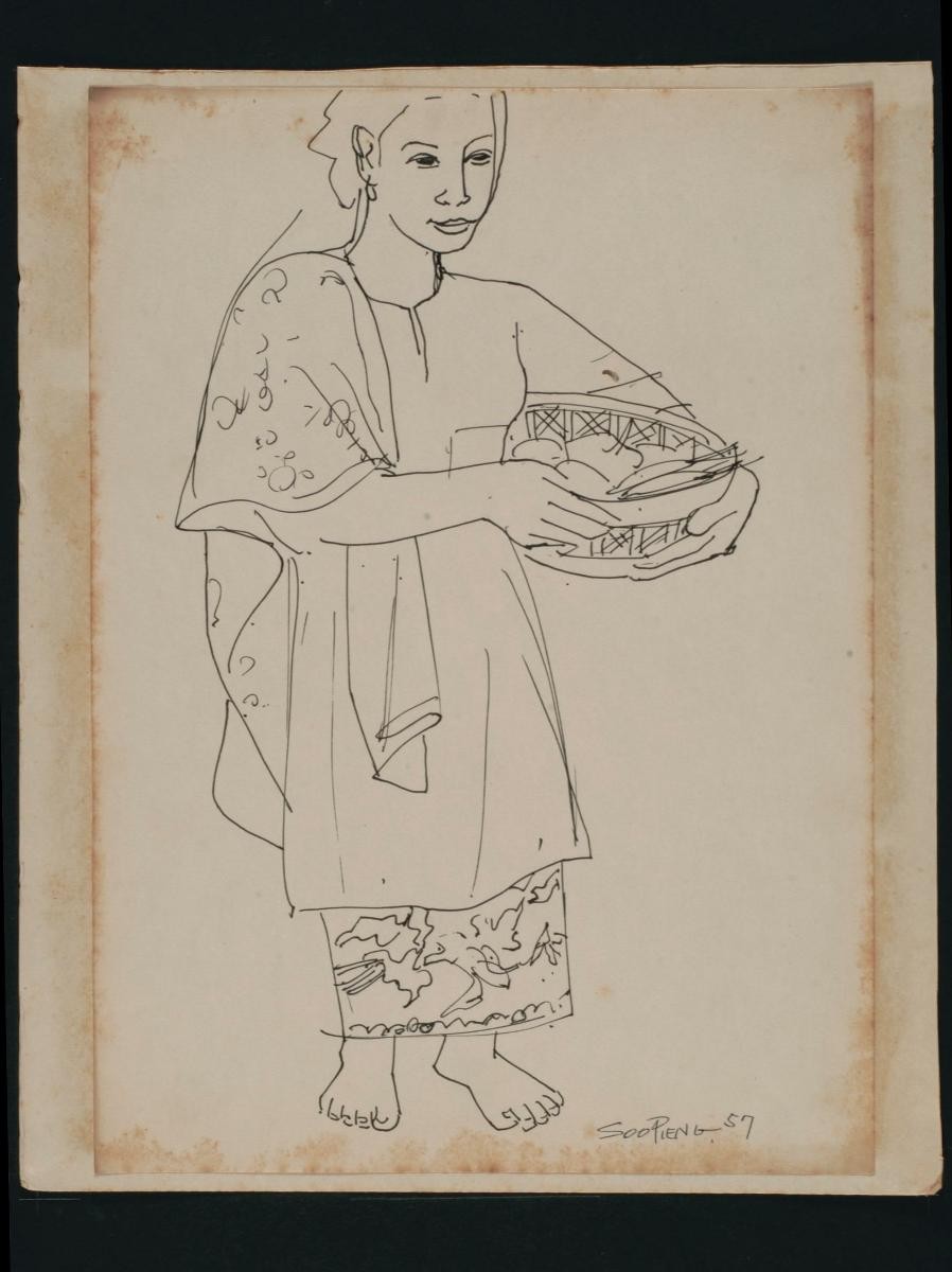 Untitled (Woman Carrying Basket)