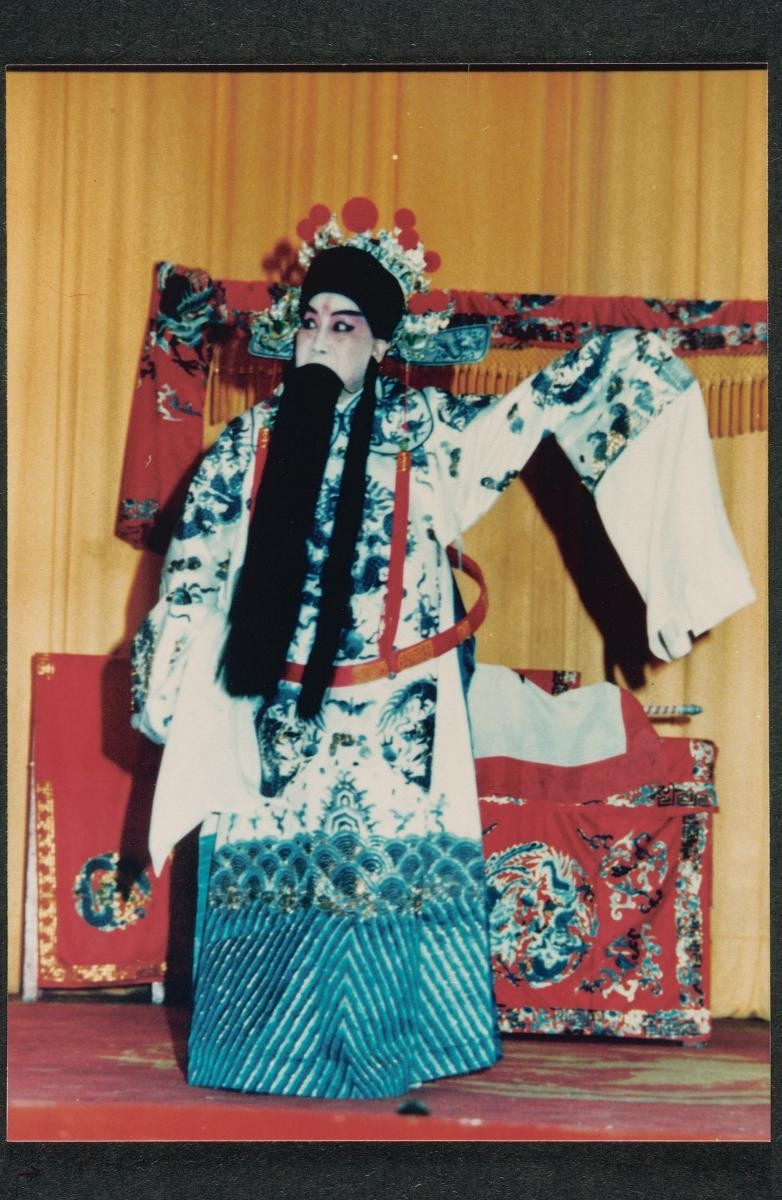Chinese opera actress Phan Wait Hong in performance