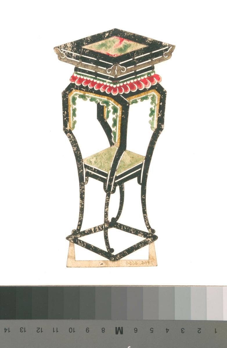 Shadow puppet, flower pot table