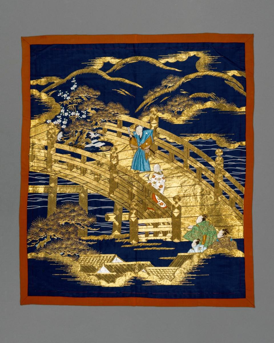 Fukusa with elderly couple