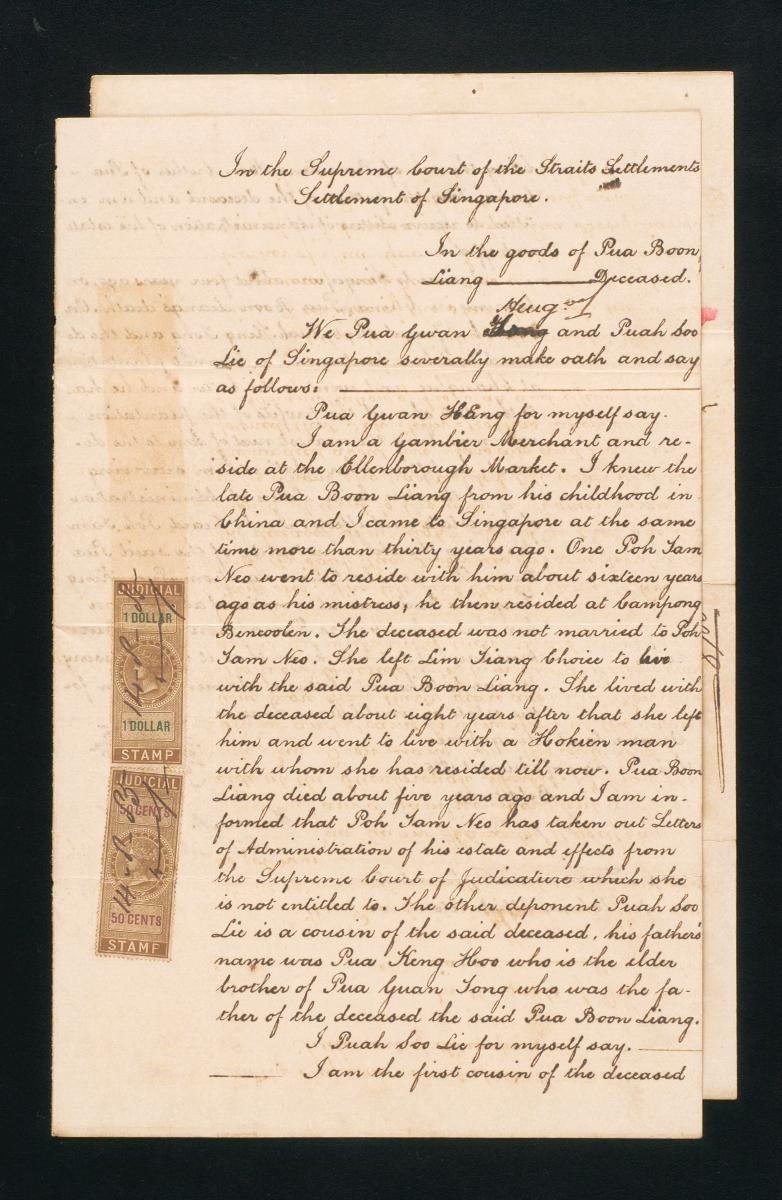Affidavit of Pua Guan Heng and Pua Soo Lie