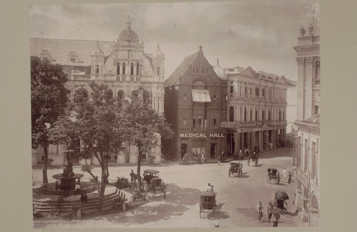 G.R. Lambert & Co.’s studio at Battery Road on the right beside the Medical Hall