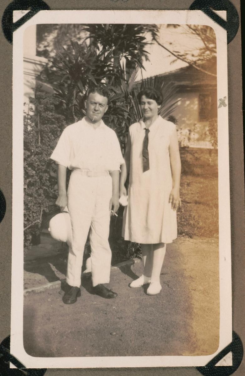 Caucasian man and woman