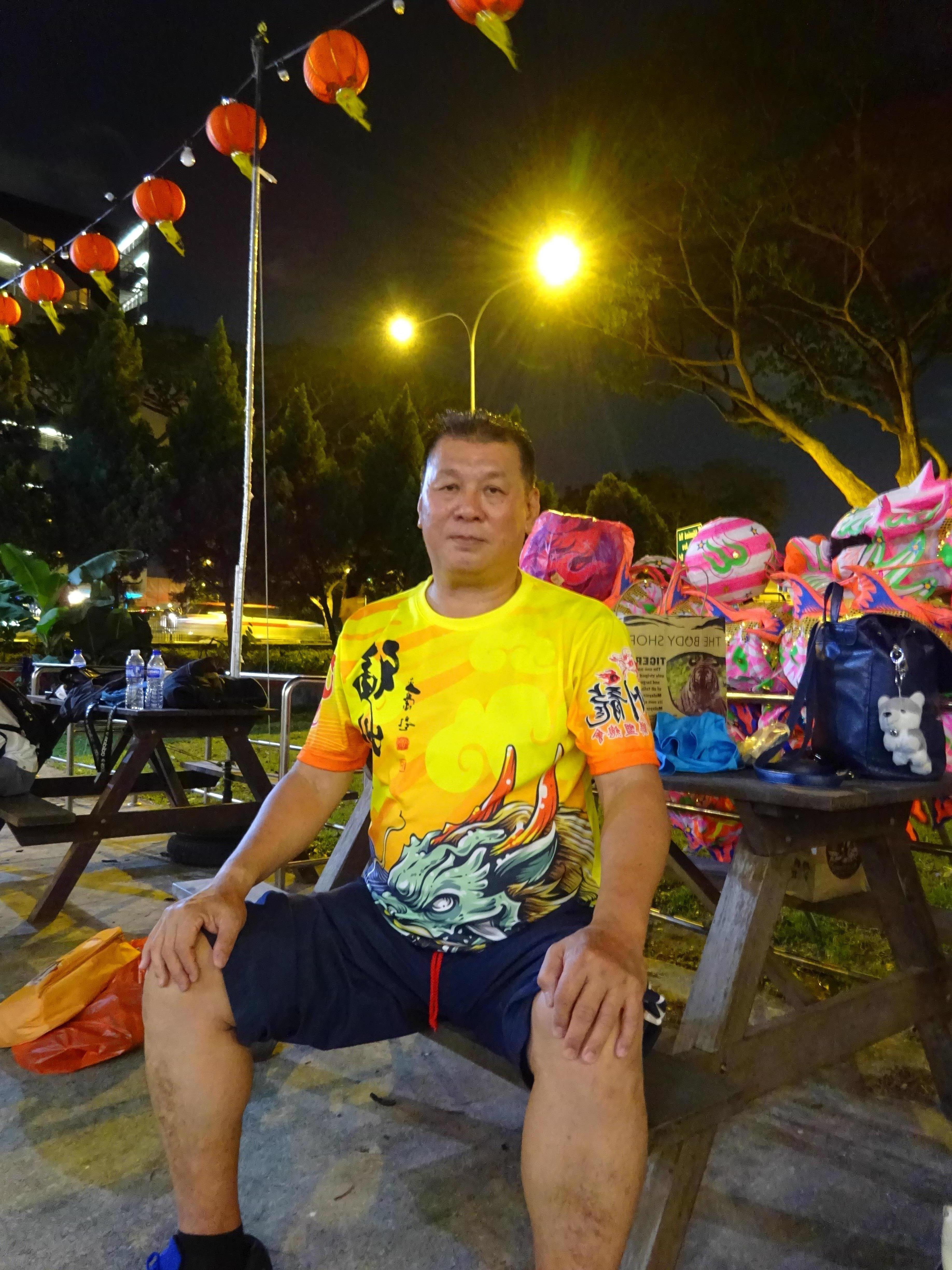 Mr Ting Wan Kee, the Head Coach of the Singapore Dragon & Lion Athletic Association.