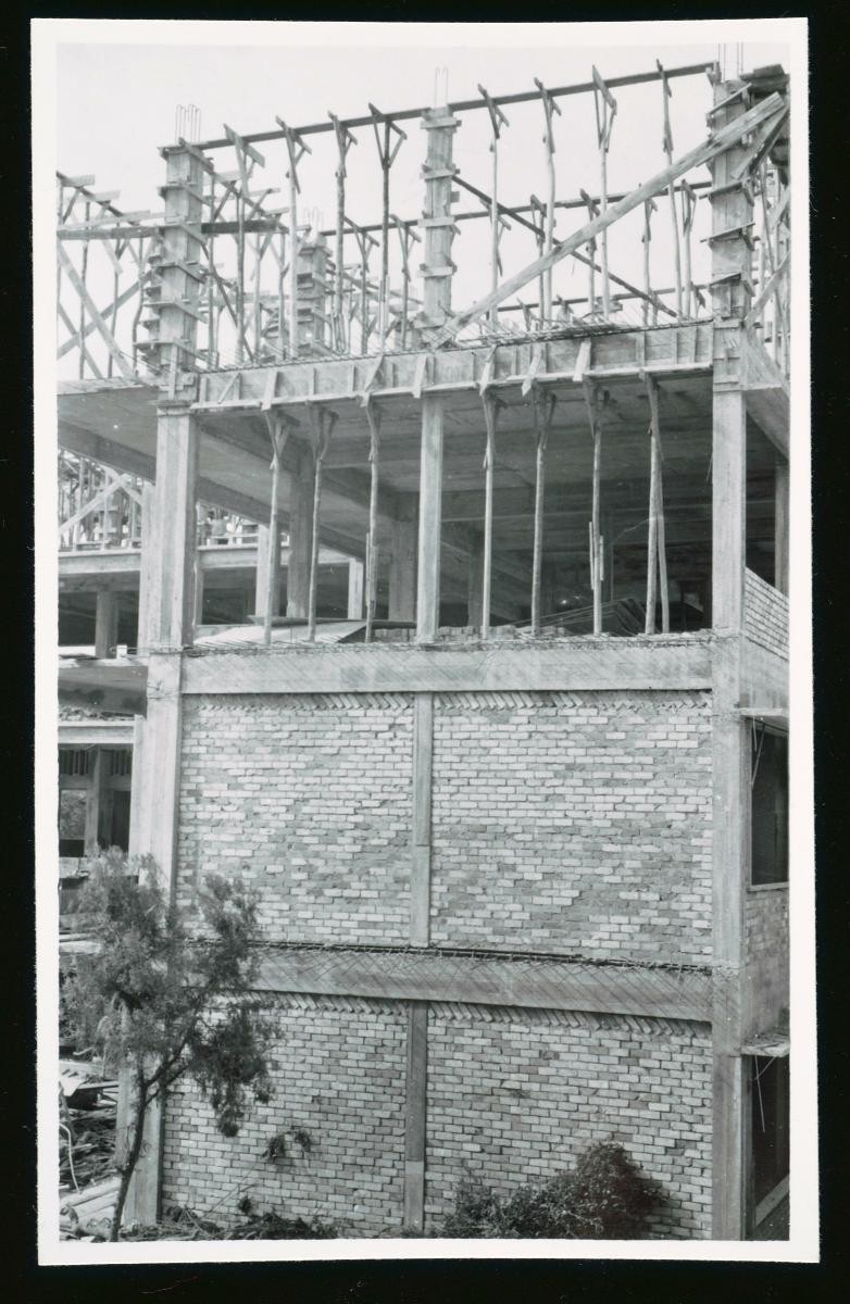 Yeung Ching School in construction