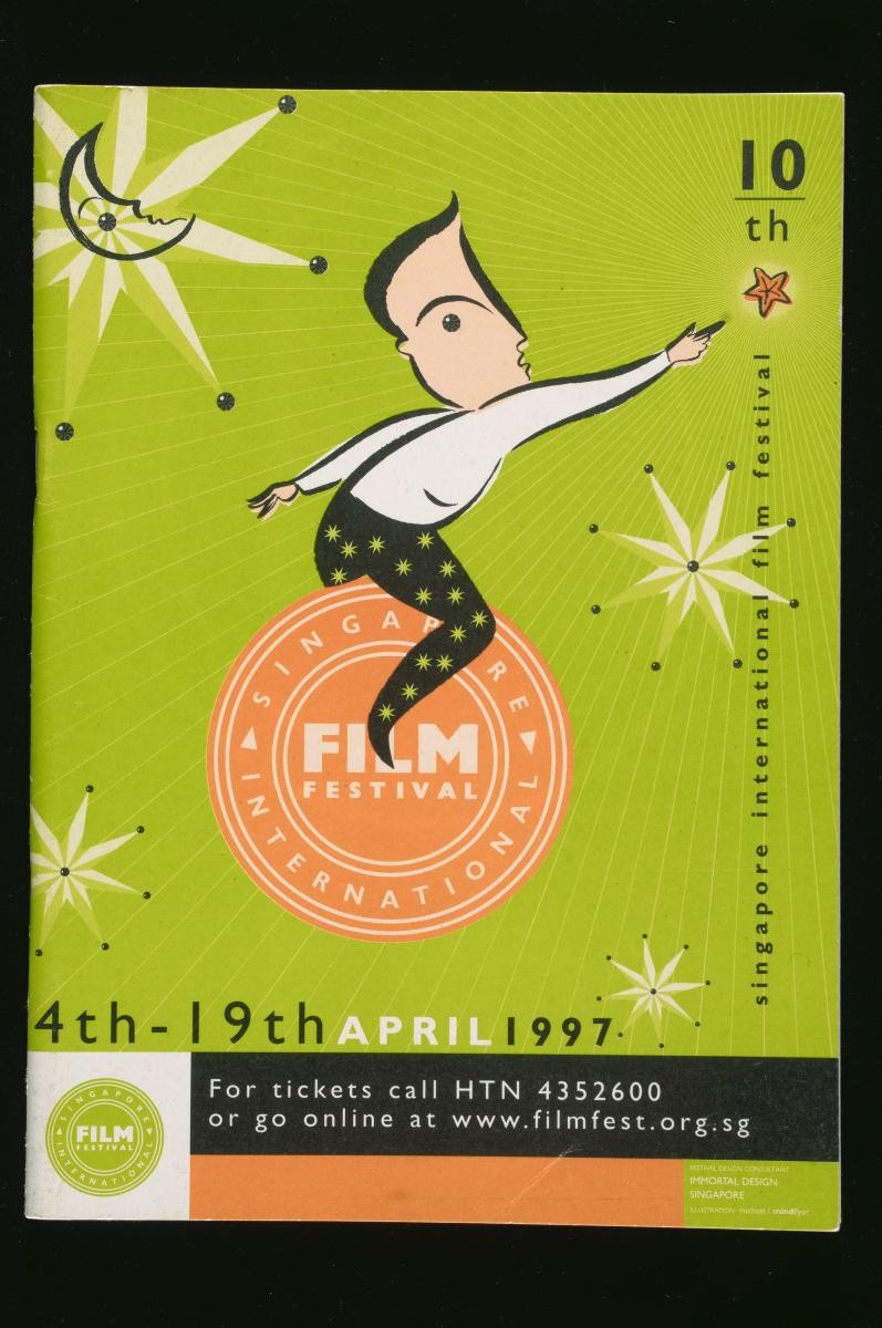 Programme booklet for the 10th Singapore International Film Festival (SIFF)