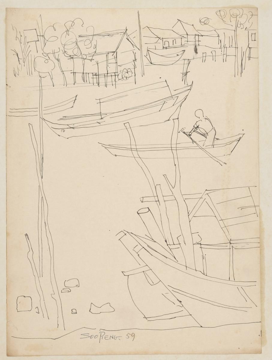 Untitled (Man Rowing Boat)