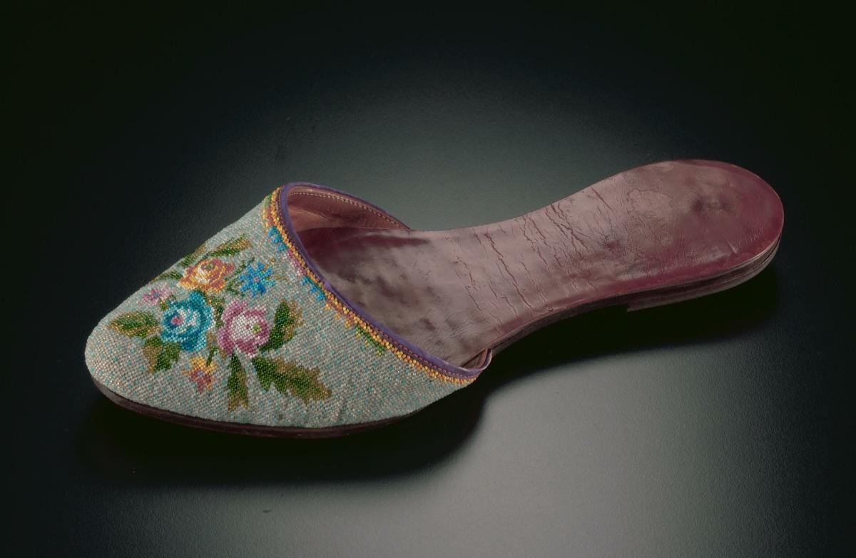 Beaded slipper