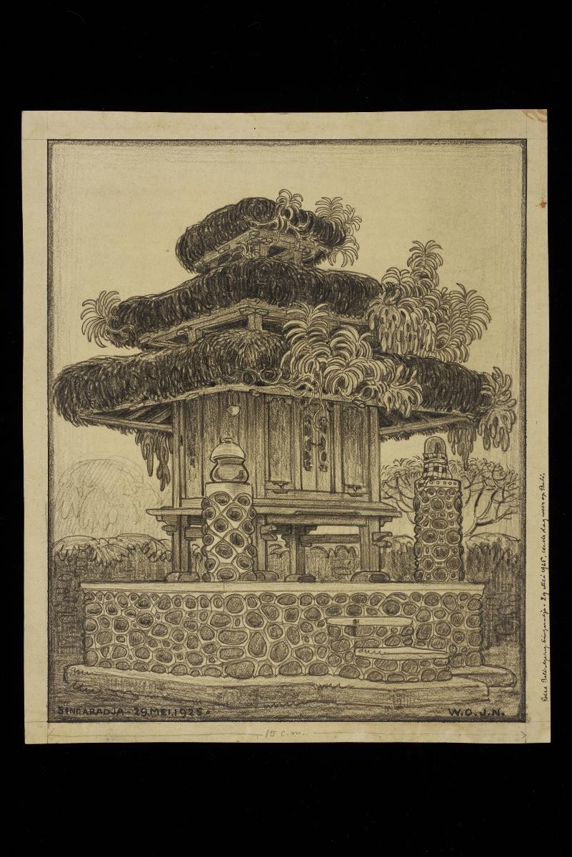 Little Méroe in a Temple in Singaradja