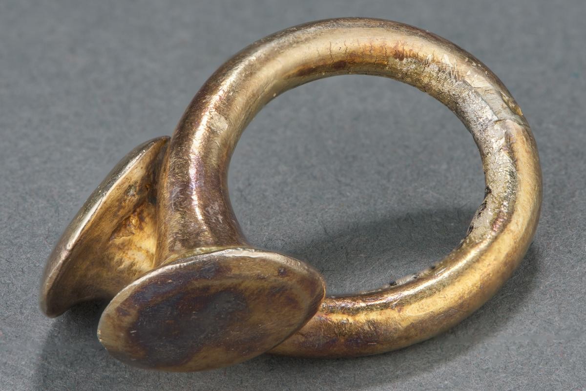 Looped bar ear ornament