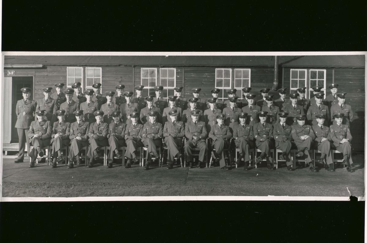Group shot of Royal Air Force pilots