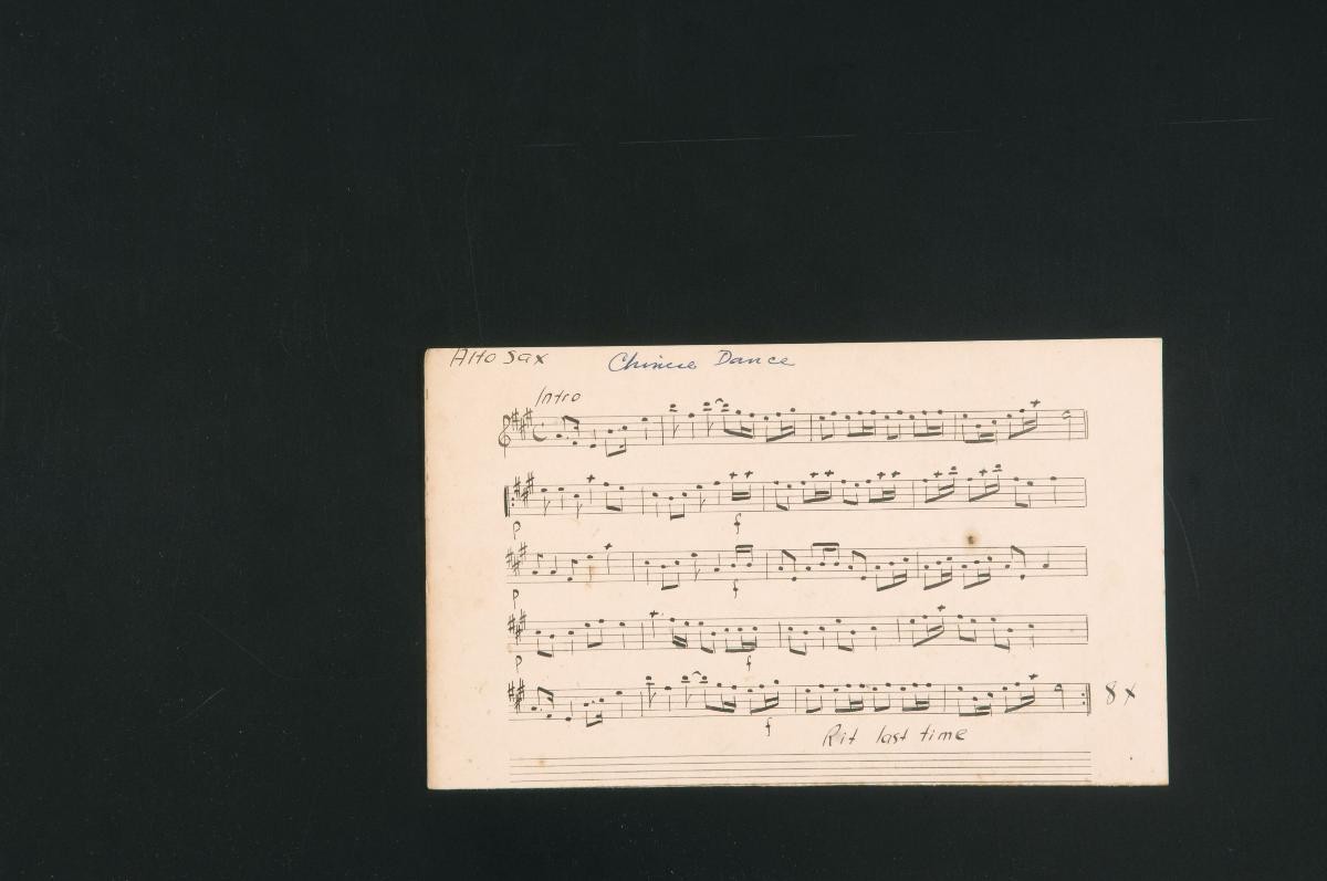 ‘Chinese Dance’ music score
