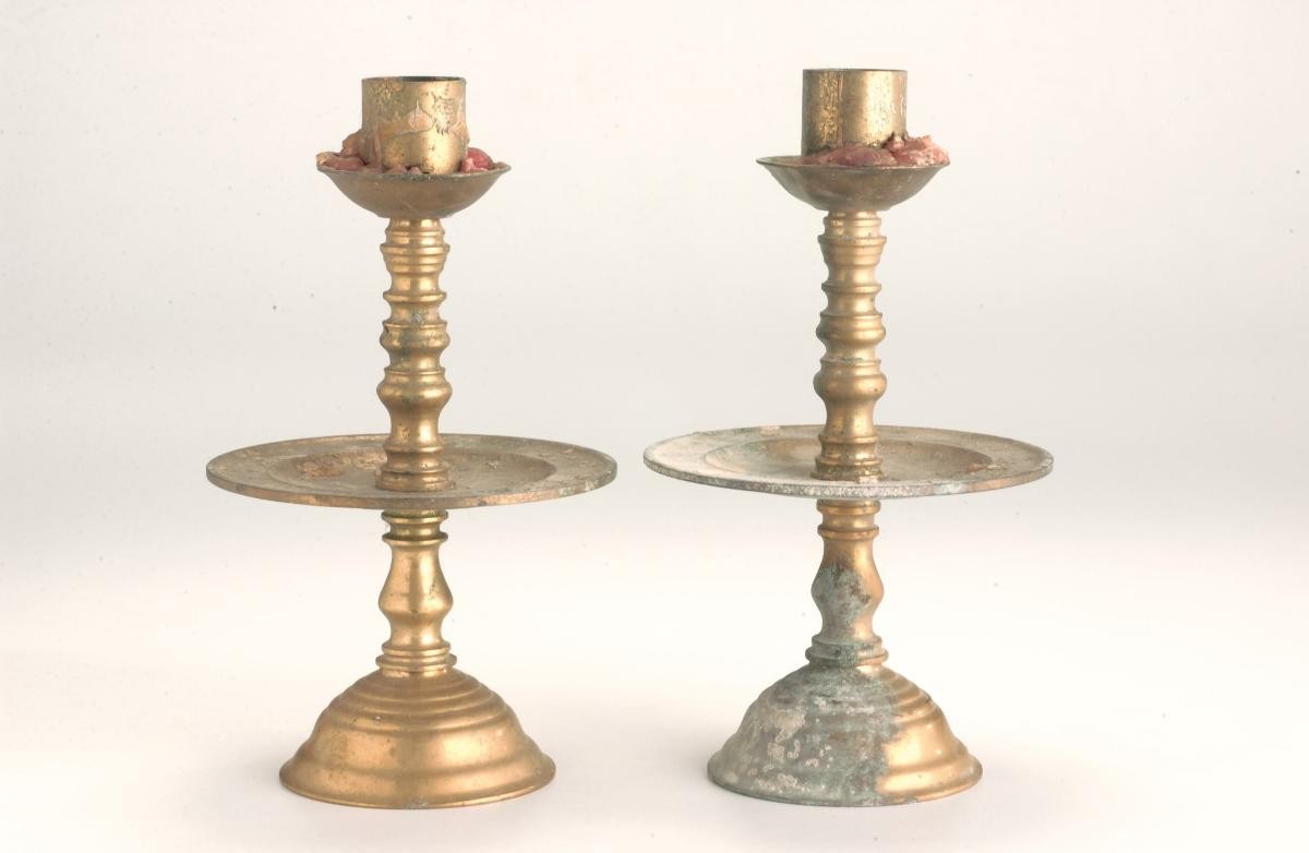Pair of candle stick holder