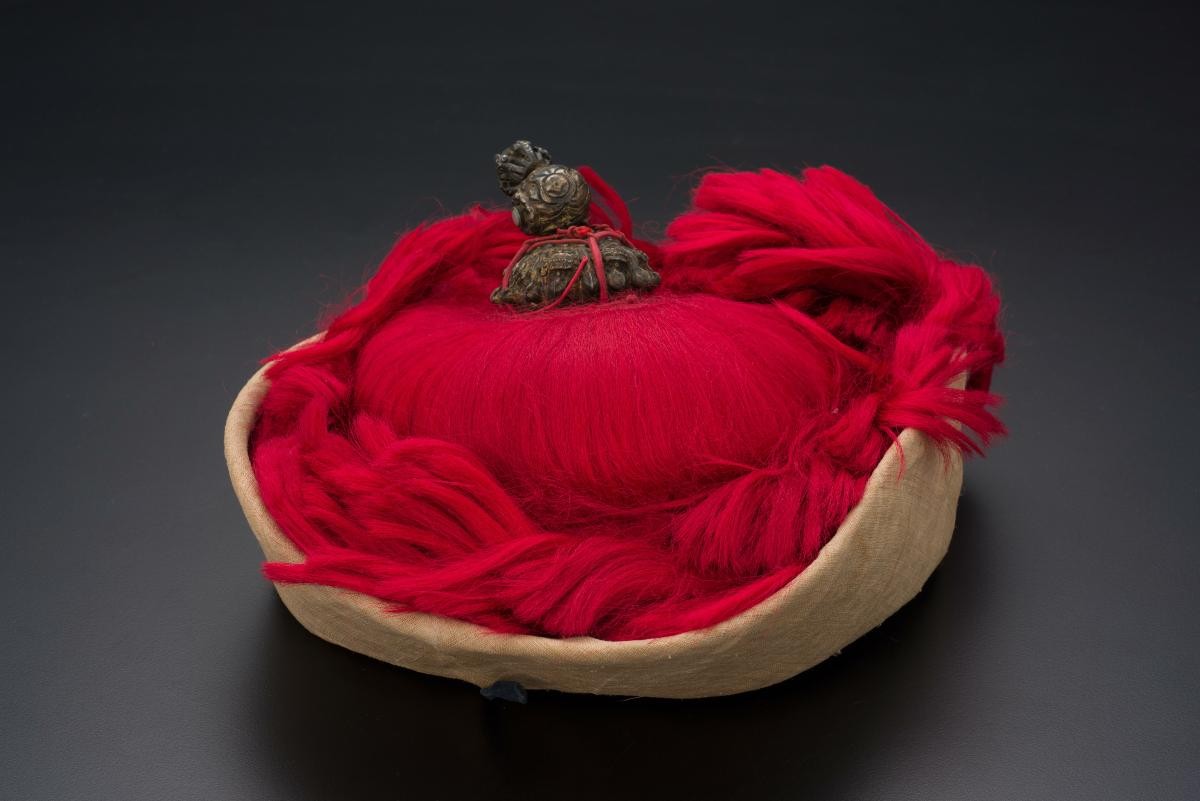 19th-century Qing official’s summer hat