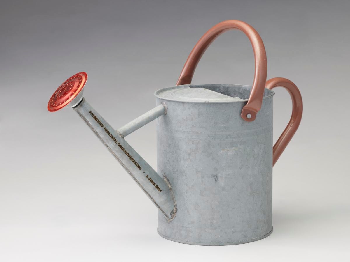 Watering Can used at Founders' Memorial Groundbreaking