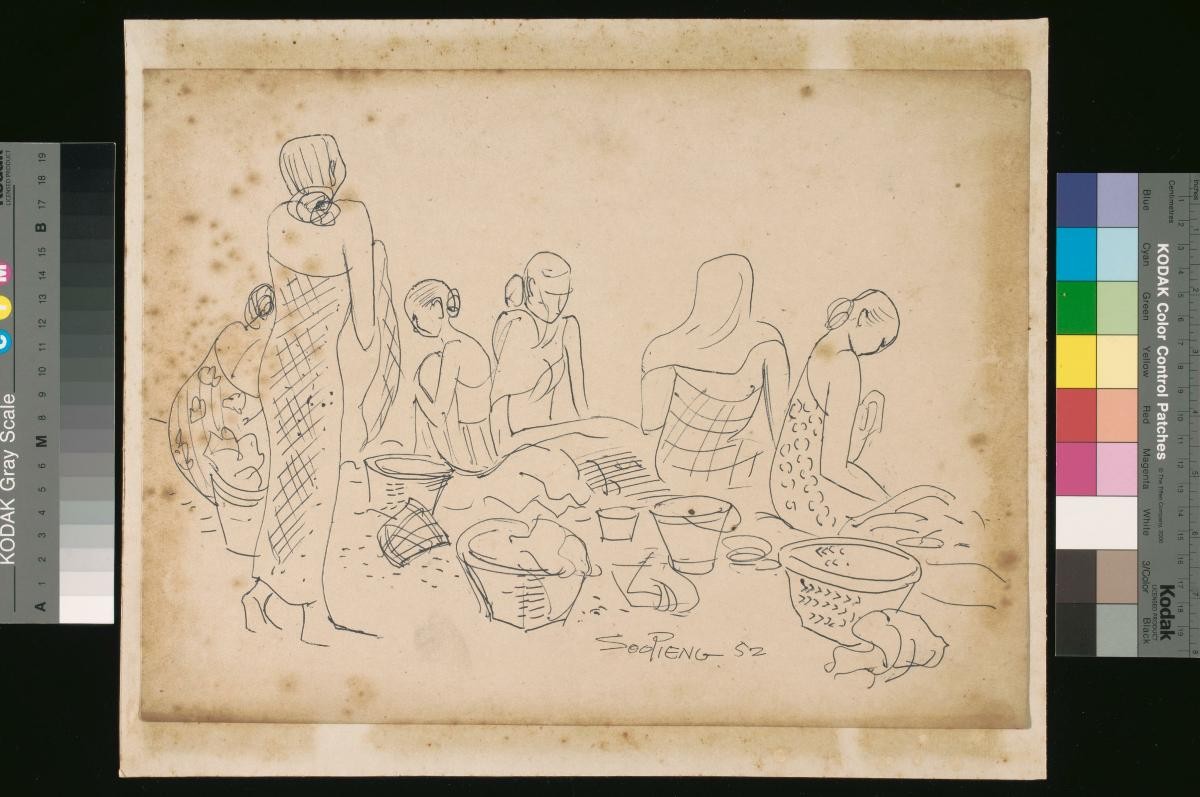 (Untitled) Women Washing Clothes