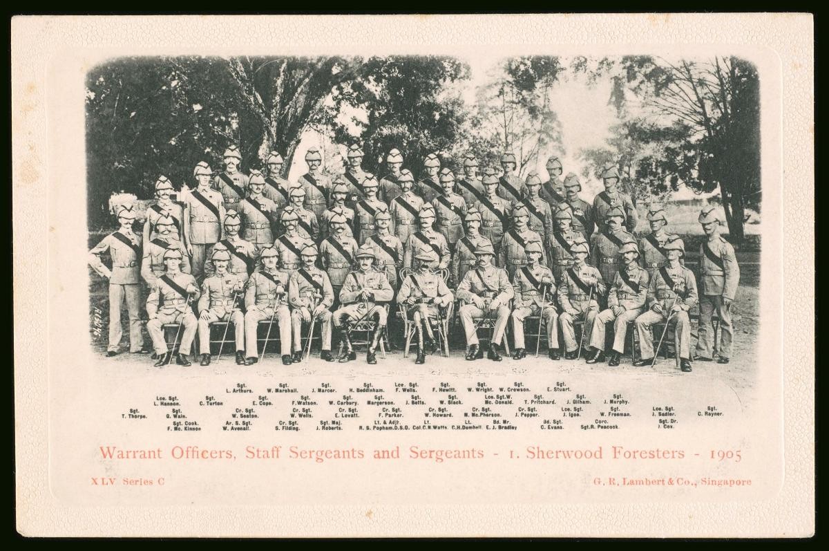 Officers of Sherwood Foresters
