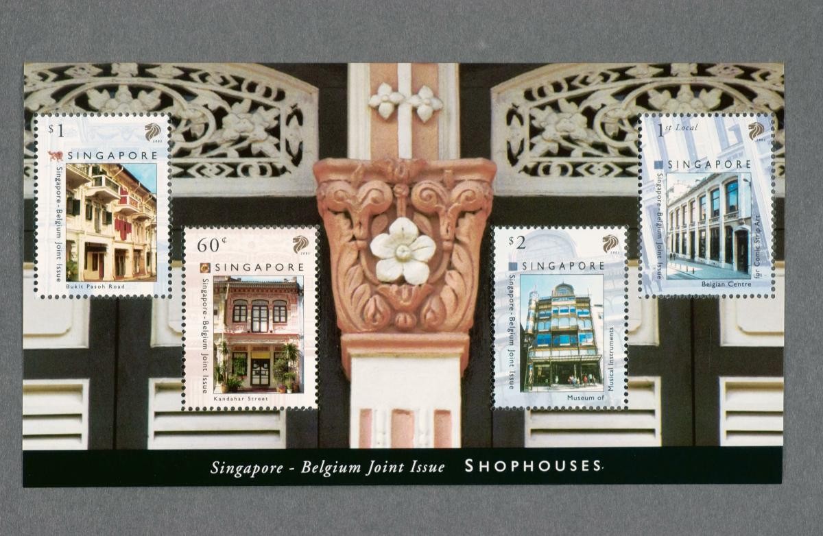 A set of Singapore-Belgian joint stamp issue