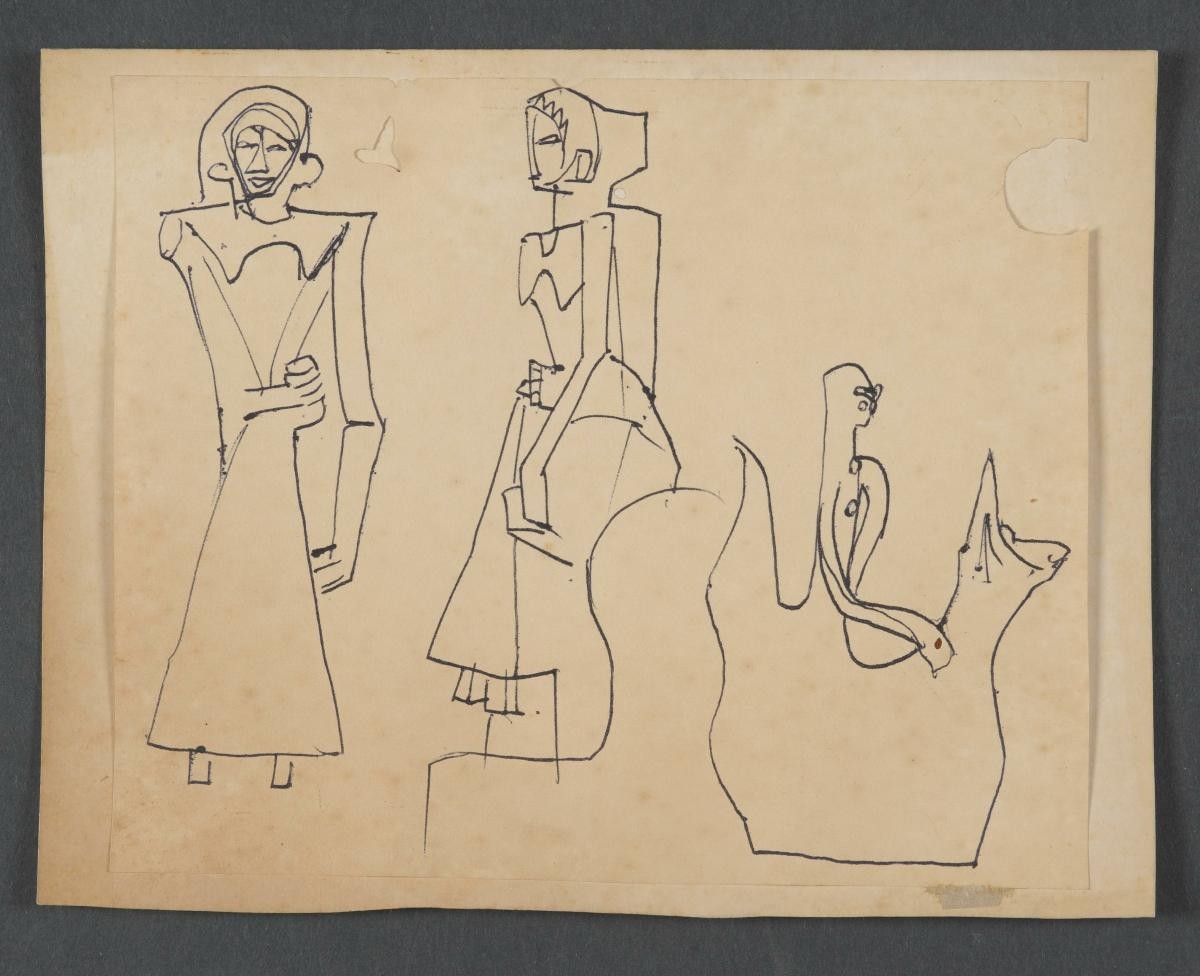 Untitled (Sketch of Cultural Artefact)