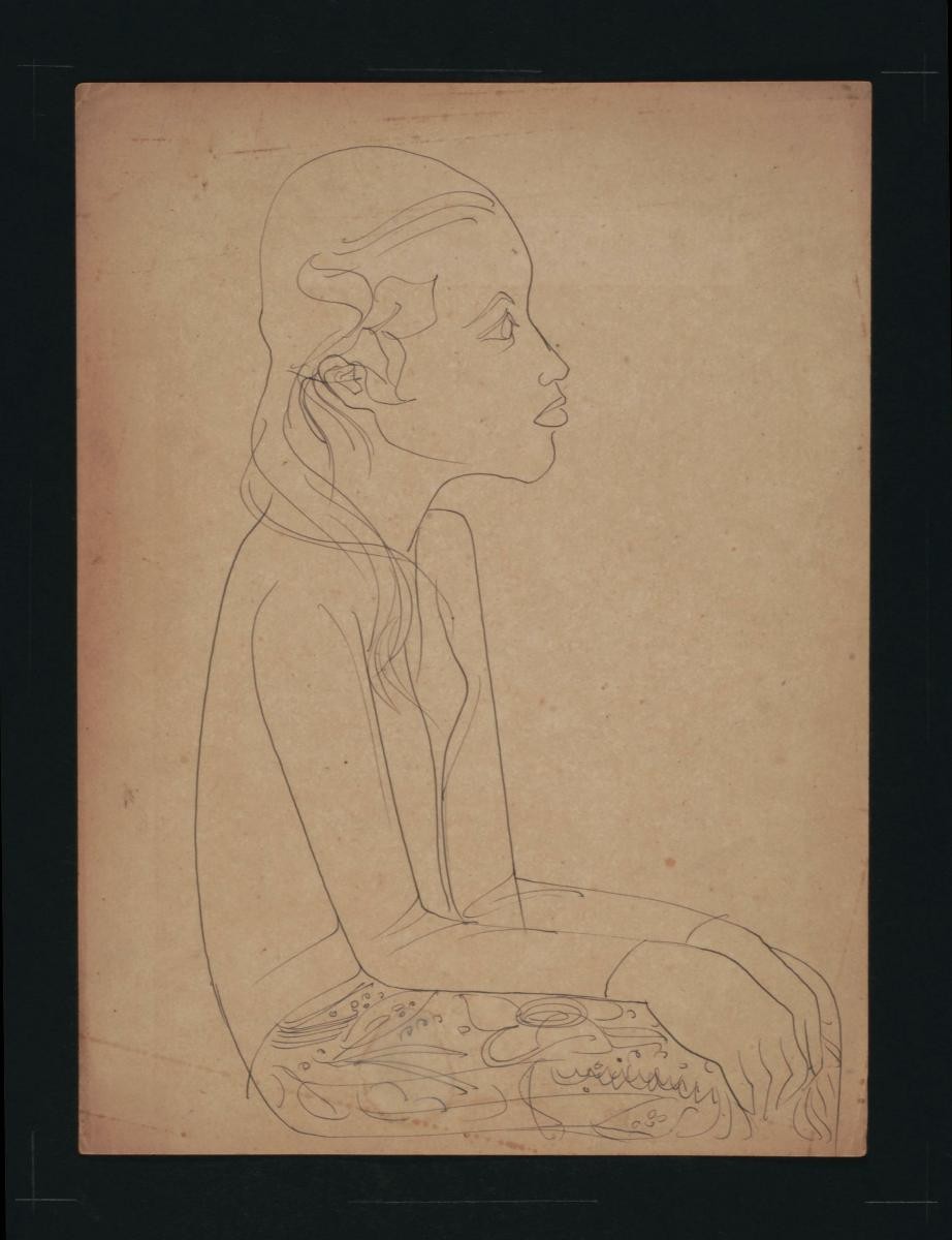 Untitled (Girl's Right Profile)