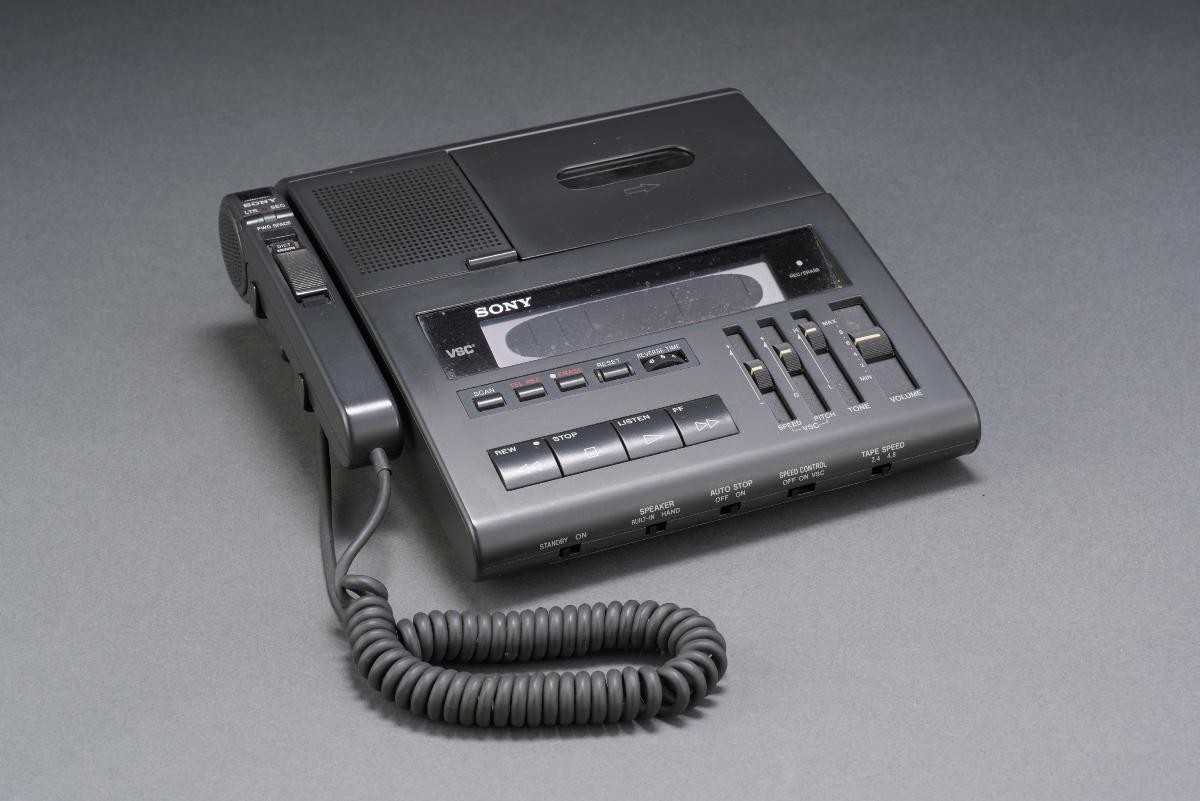Sony dictator/transcriber used by Lee Kuan Yew