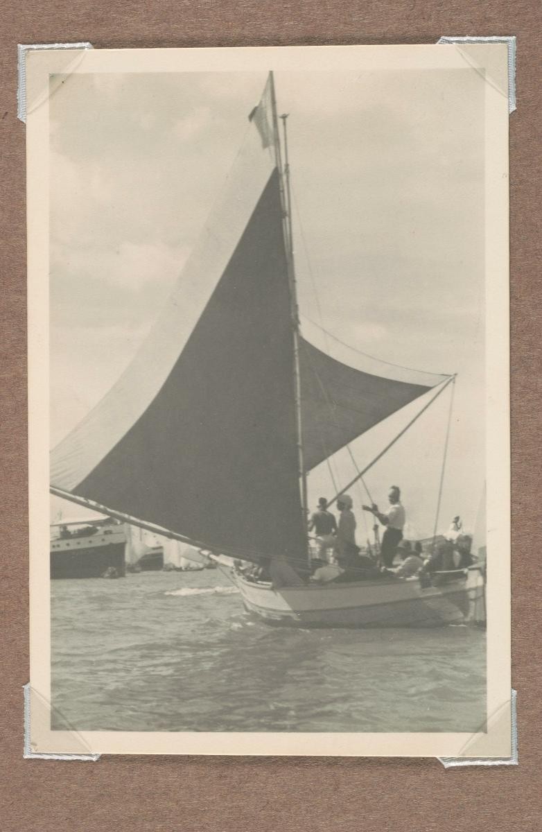 A boat at the New Year Regatta