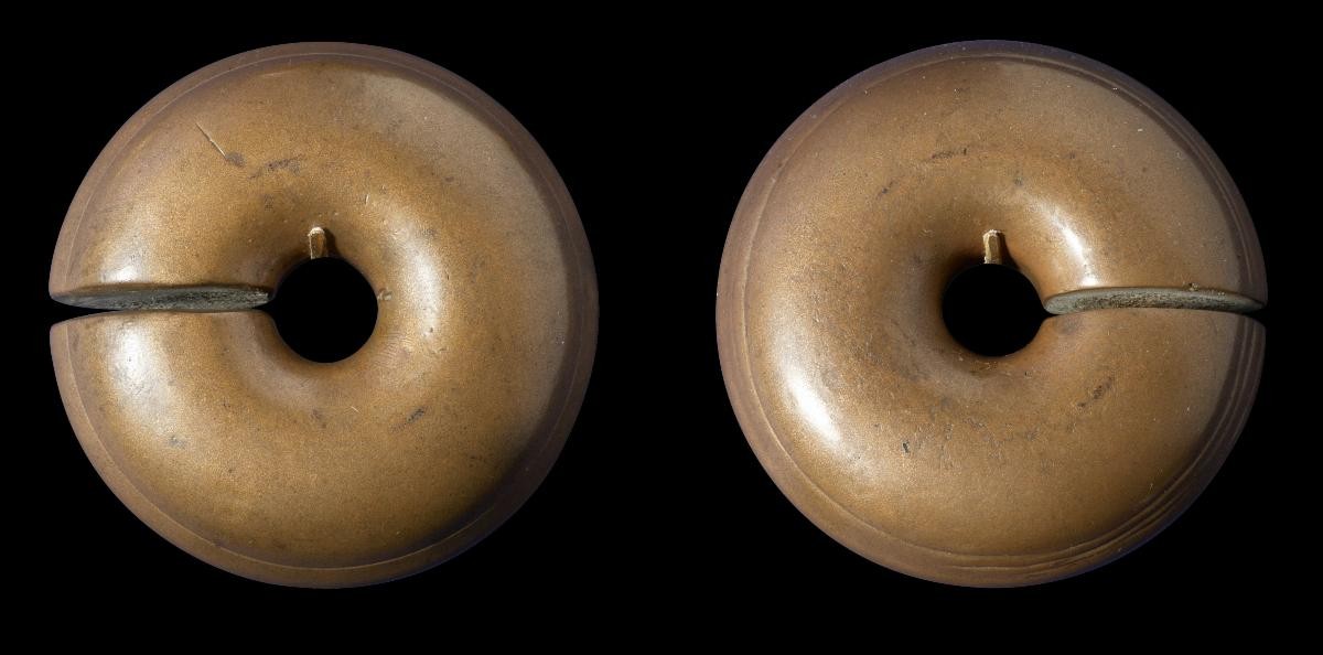 A pair of earrings