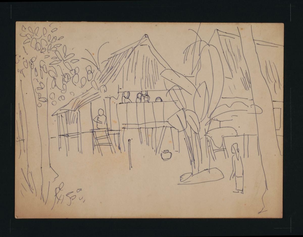 Untitled (Six People Looking out at One)