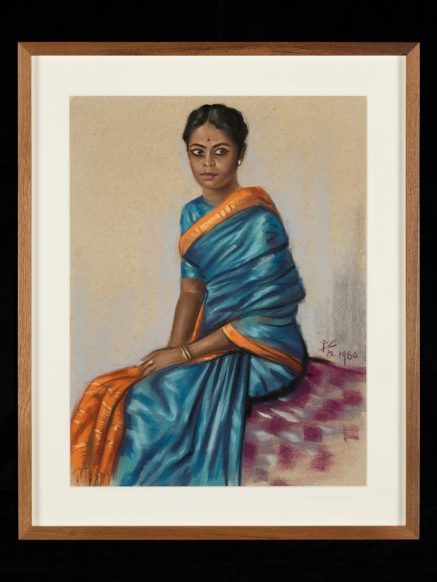 Indian Lady Seated
