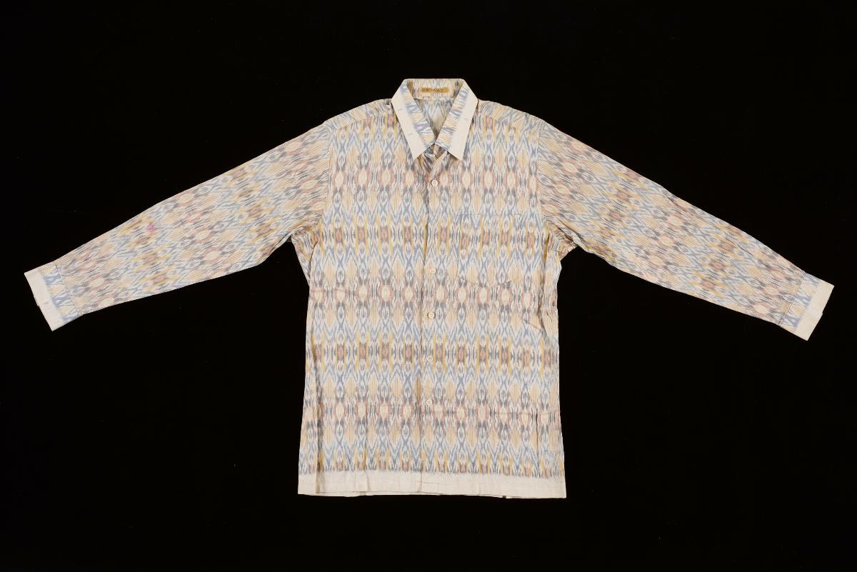 White Ikat Print Robinsons shirt