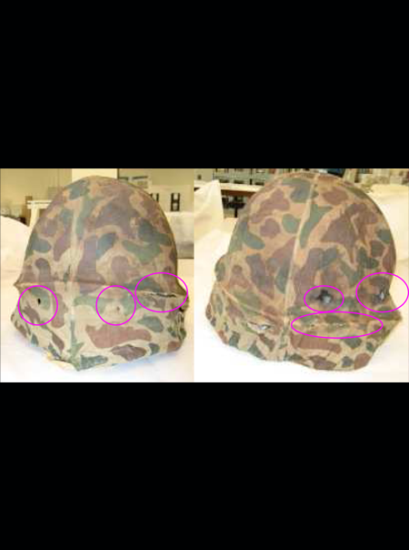 "Makeover" for an army helmet - Weapons of Mass Desire